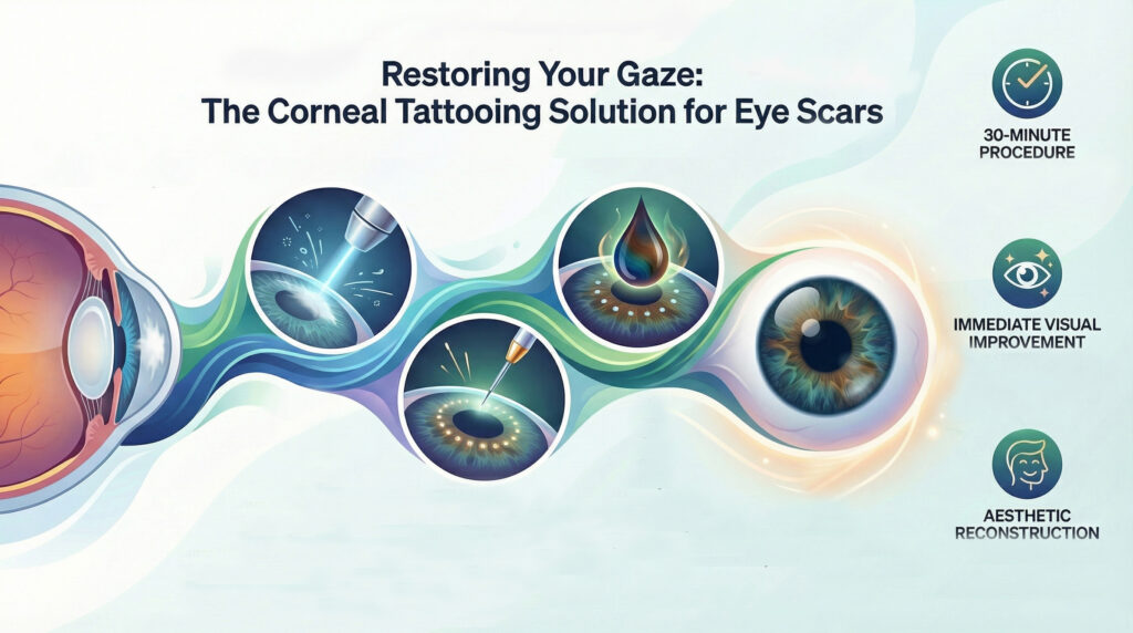Overcoming Unsightly White Eye Scars: A Guide to Corneal Tattooing